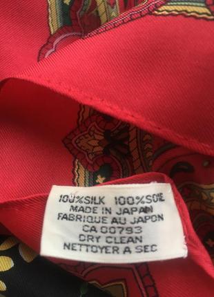 Дизайнерский платок шелк albert nipon, япония