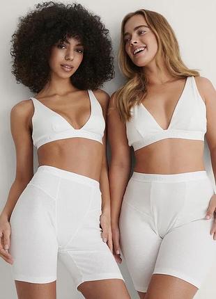 Домашній комплект бра і велосипедки в рубчик домашній костюм hunkemöller x na kd велосипедки в рубчик комплект шорты и топ для дома