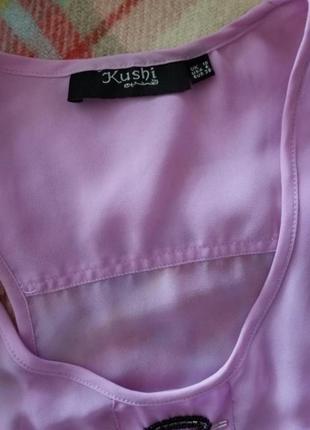 Яркая блузка блузка с бисером на лето2 фото
