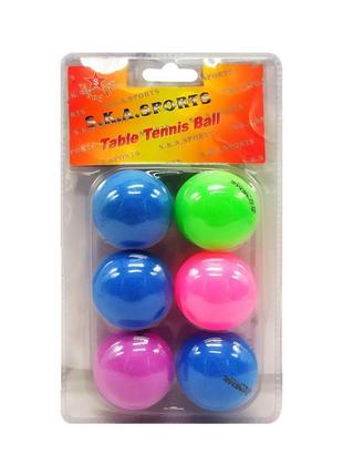 Набір кульок для настільного тенісу tt2024 6 шт.