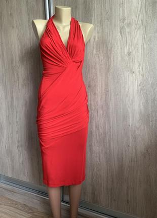 Donna karan роскошное дизайнерское коктельное/вечернее платье2 фото