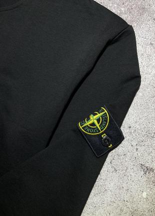 Світшот stone island black4 фото