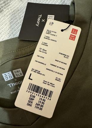 Футболка uniqlo theory m, l5 фото