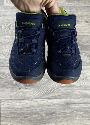 Lowa gore-tex кроссовки полуботинки 30 размер детские синие оригинал4 фото