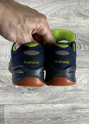 Lowa gore-tex кроссовки полуботинки 30 размер детские синие оригинал6 фото