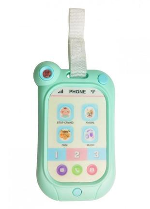 Іграшка мобільний телефон g-a081 інтерактивний (turquoise)