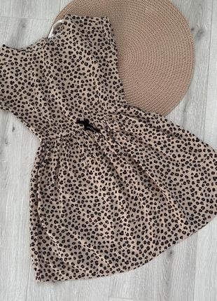 Платье легкое леопардовое h&amp;m
