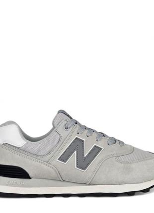 Мужские кроссовки new balance 574 светло-серые6 фото