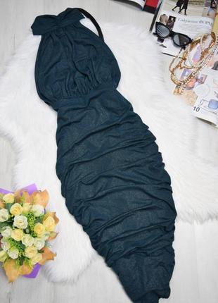 Сукня міді з глітером по фігурі вечірнє плаття1 фото