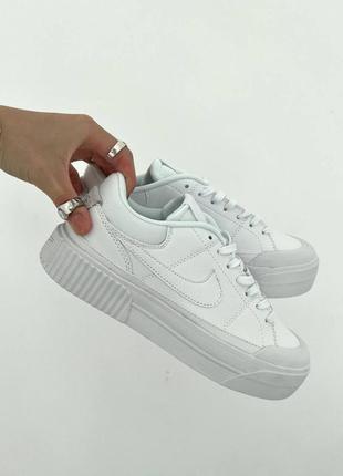 Кроссовки nike court legacy white5 фото