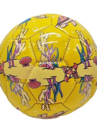 М'яч футбольний дитячий bambi c 44735 розмір no2 (жовтий)