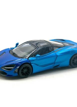 Дитяча колекційна машинка mclaren 720s kt5403w інерційна (синій)