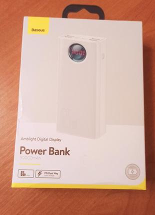 Новий power bank baseus 30000 mah 65 w 6 a з підтримкою заряджання ноутбука7 фото