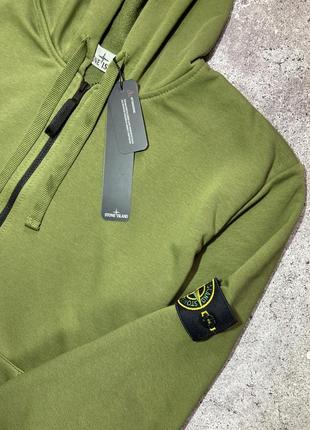 Худи stone island khaki aligator3 фото