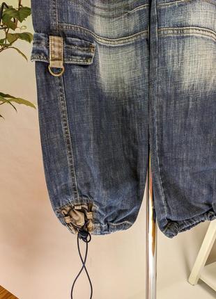 Винтажные карго джинсы podigy. широкие реп джинсы2 фото