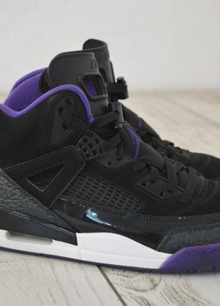 Nike air jordan spizike court purple чоловічі оригінальні круті кросівки чорного кольору 45 розмір1 фото