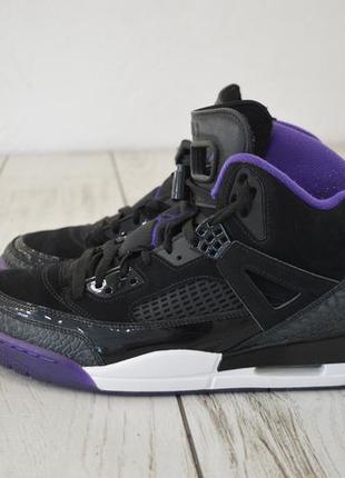 Nike air jordan spizike court purple чоловічі оригінальні круті кросівки чорного кольору 45 розмір3 фото