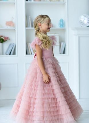 Пышное детское нарядное платье мисси, с невероятно пышной юбкой2 фото