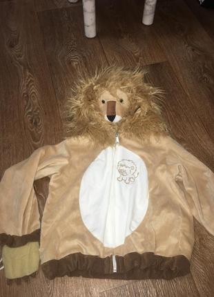 Кофта костюм лев львенка 98/104