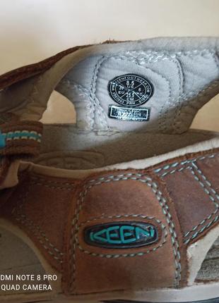 Коричневые кожаные водонепроницаемые спортивные сандалии  venice р. 38-39, стельки 25-25'5 см***9 фото