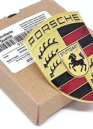 Емблема porsche значок 95555960002/99655921101