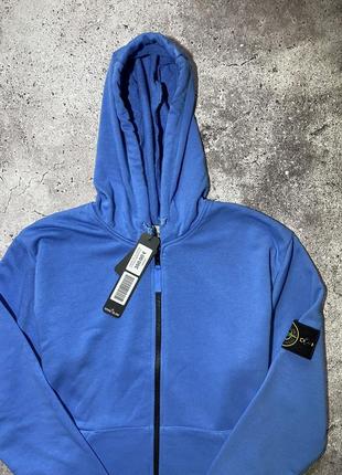 Худи stone island cotton periwinkle2 фото