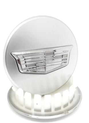 Ковпачок заглушка на диски cadillac срібло (67 мм) 9597375