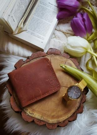 Шкіряний гаманець в класичному дизайні bifold 2.04 фото