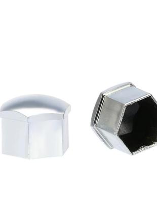 Ковпачки на колісні болти гайки 17 мм хром