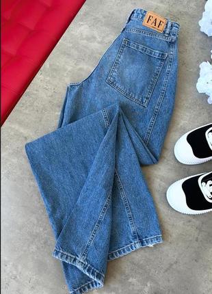 Жіночі широкі джинси baggy, широкі джинси инси3 фото