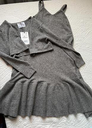 Набір сарафан кофта костюм zara 9-10 р