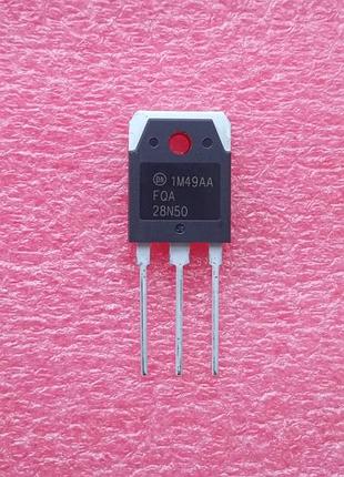 Транзистор fqa28n50 to-3p 500v 28.4a n-channel power mosfet
