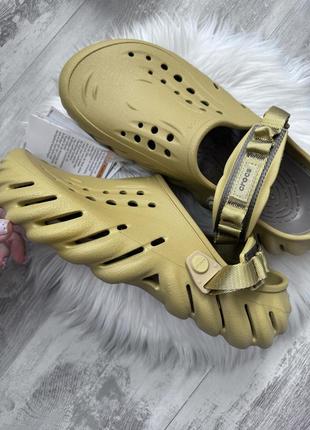 Crocs clog echo тапочки шлепанцы