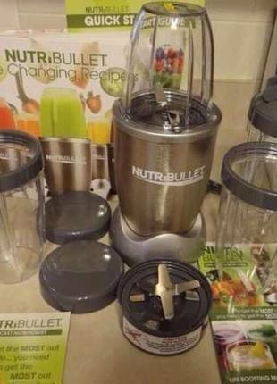 Кухонний magic bullet nutribullet 600w/900w метал. комбайн булот