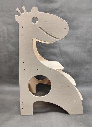 Дитяча вежа монтессорі "жираф" (без фарбування)