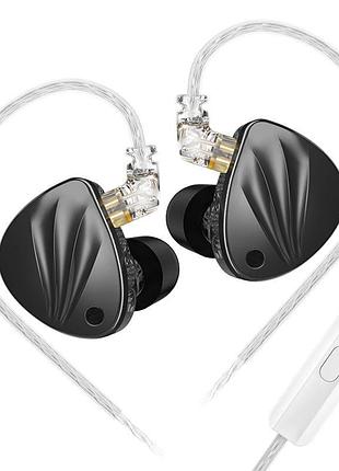 Навушники kz krila з мікрофоном black org