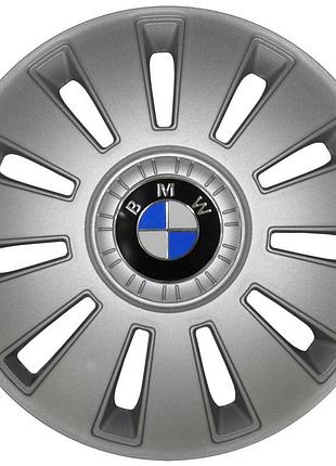 Ковпаки колісні bmw r15 сірі 4 шт.