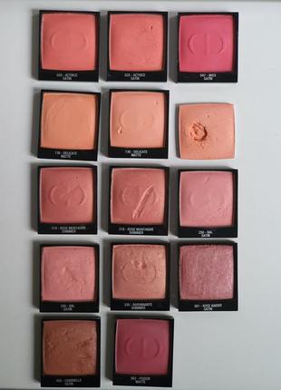 Устойчивые румяна dior rouge blush1 фото