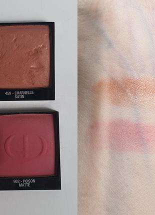 Устойчивые румяна dior rouge blush6 фото