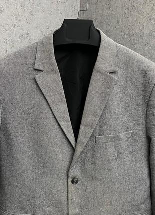 Серый пиджак от бренда h&m3 фото