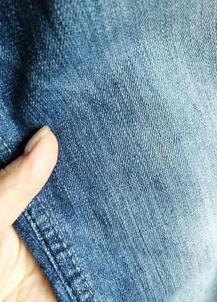 Синие джинсы скинни. зауженные джинсы средняя посадка м gloria jeans6 фото