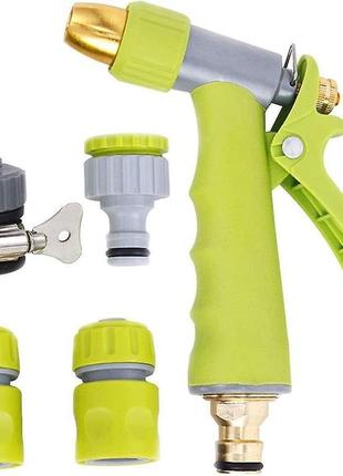 Пістолет розпилювач для садового шланга з насадками org
