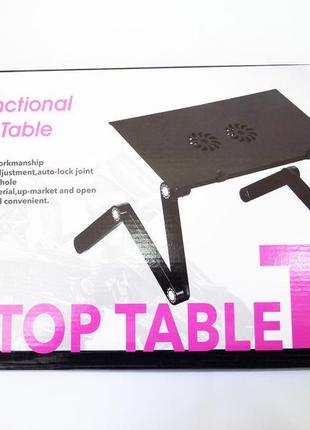 Стол для ноутбука laptop table t8 с кулером org9 фото