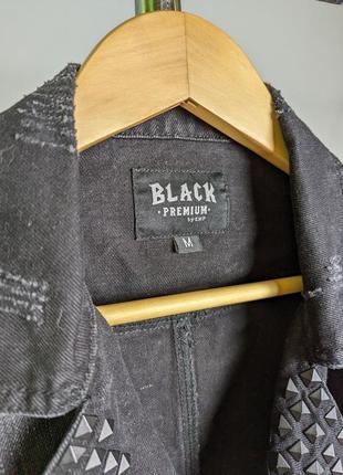 Джинсова куртка, косуха. rock, metal, ghotic black by emp4 фото