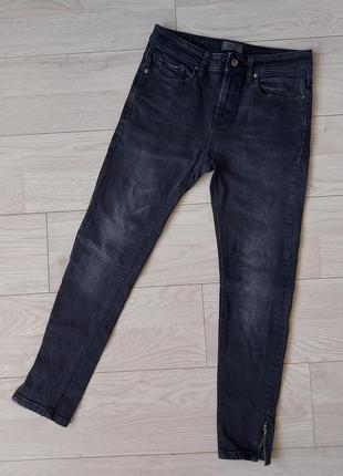 Джинсы zara man slim черные