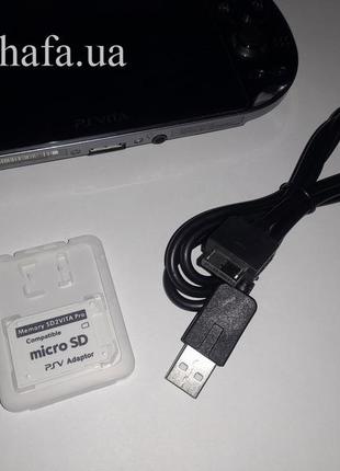 Зарядка кабель ps vita fat + переходник адаптер sd2vita micro sd psvita pch 1000