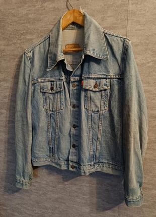 Vintage levi's 70s denim jacket джинсовка джинсовая куртка пиджак levis made in france