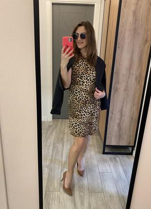 Леопардовое платье george размер s, 83 фото