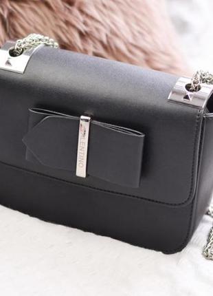 Сумка от валентиноwomens black randa satchel.