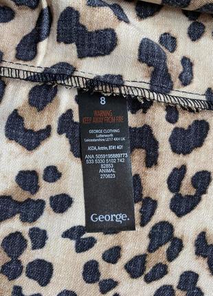 Леопардовое платье george размер s, 85 фото